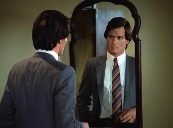Adam is admiring himself