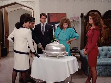 Alexis serving up lunch!
