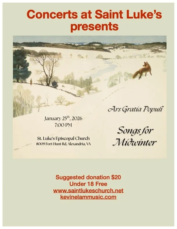 Concerts at St. Luke's: Ars Gratia Populi, Songs for Midwinter