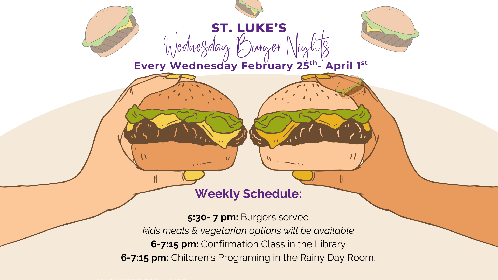 Lenten Burger Night 