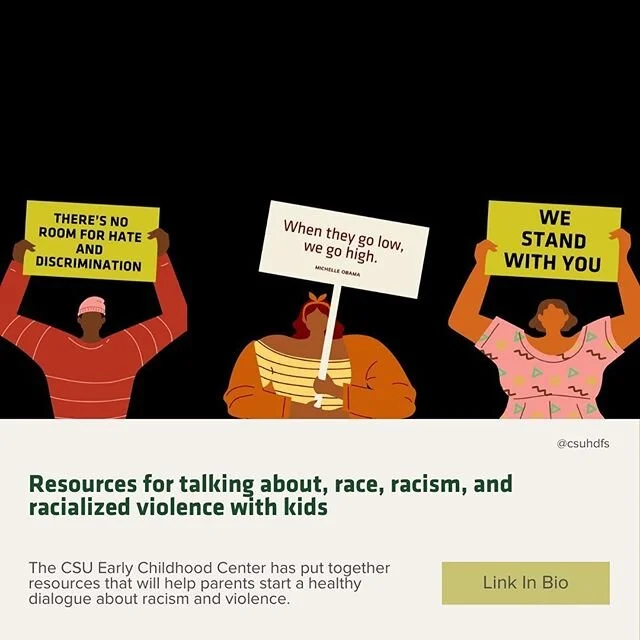 Current violent and racist events and the images rolling across screens in our homes can cause distress among young children. Check out these resources that will help parents start a healthy dialogue about racism and violence. Link in bio. #blacklive