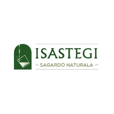 Isastegi are a traditional Basque cider house, fermenting their cider in old wooden foudres. The style is very clean, green and with lots of acidity - a great apertif cider. The logo shows the cider being poured from a height, in the style of Txacoli wine, to get spritz in the glass.