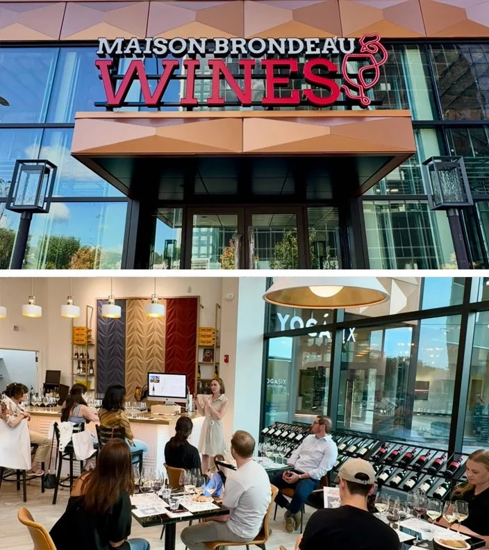 The modern exterior along with a tasting bar & educational classes sets this store apart.