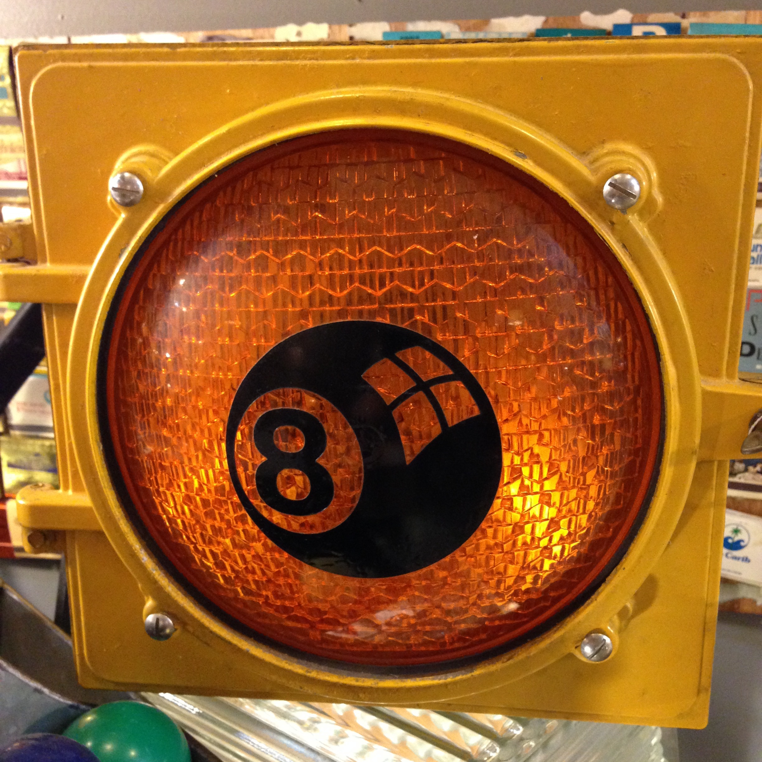 Eight Ball Traffic Light