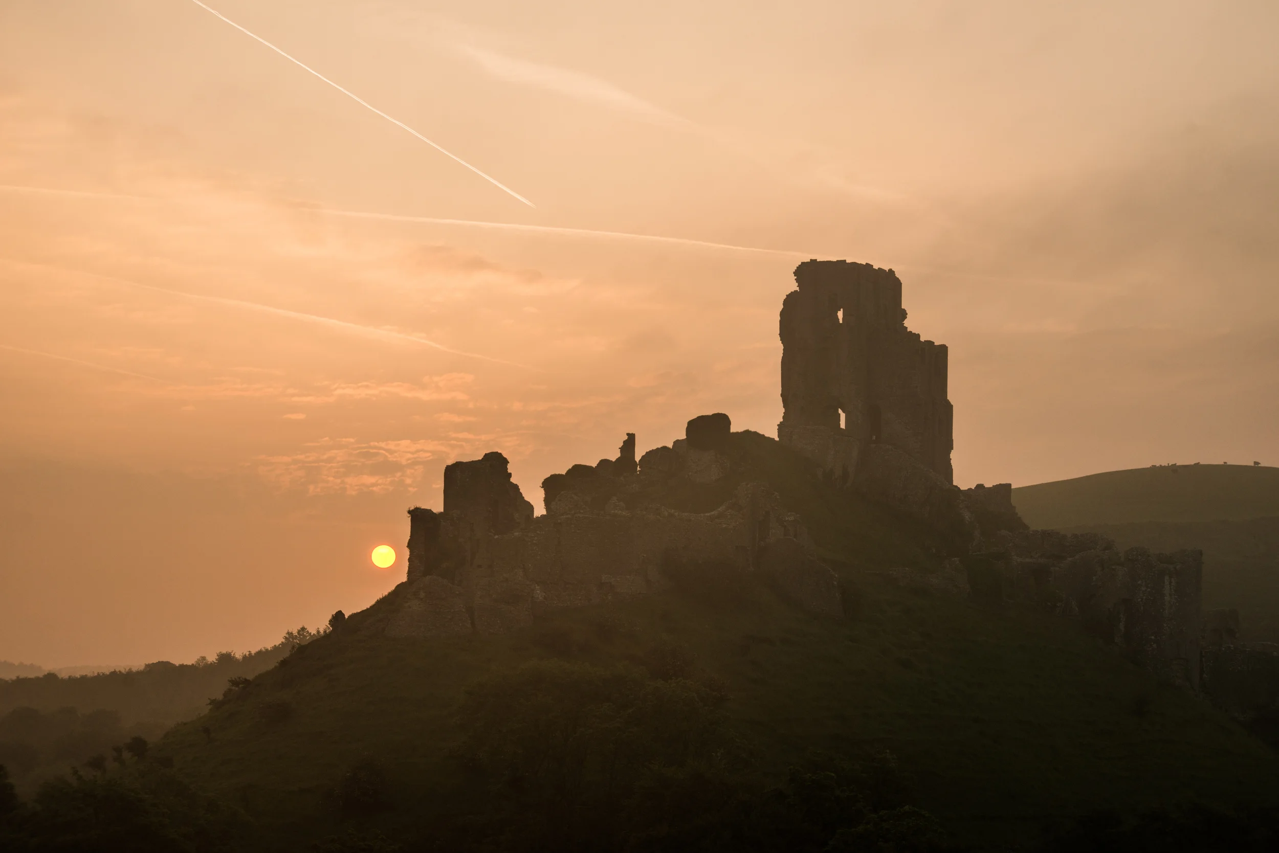 Corfe Castle, Dorset, UK
