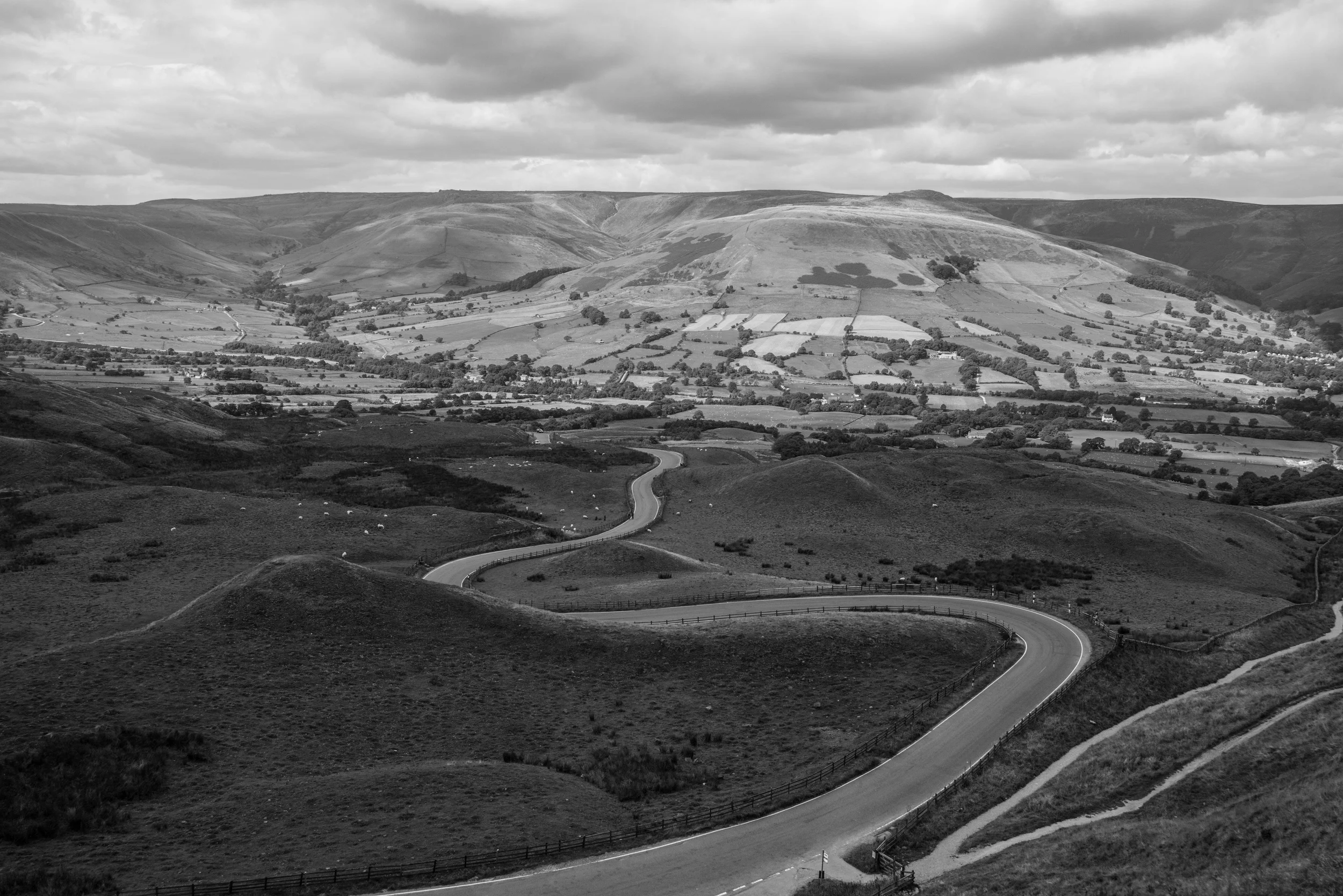 View from Mam Tor, Peak District, UK