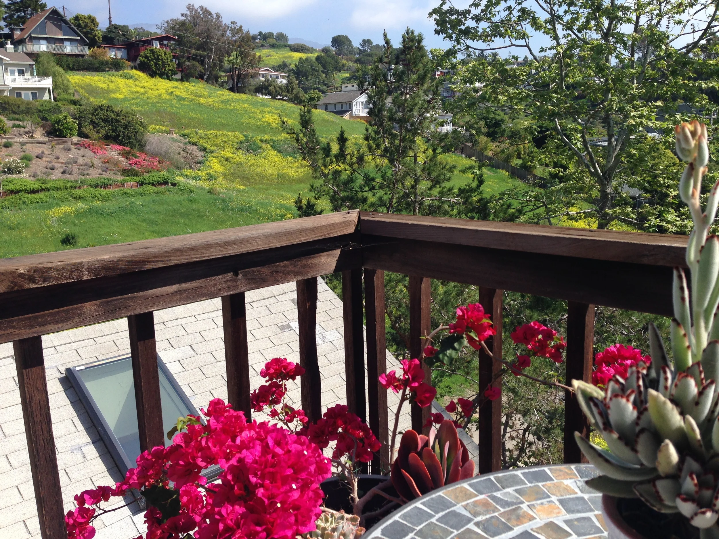 I'll miss this view from our deck in Summerland, which we've called home for a little over a year.