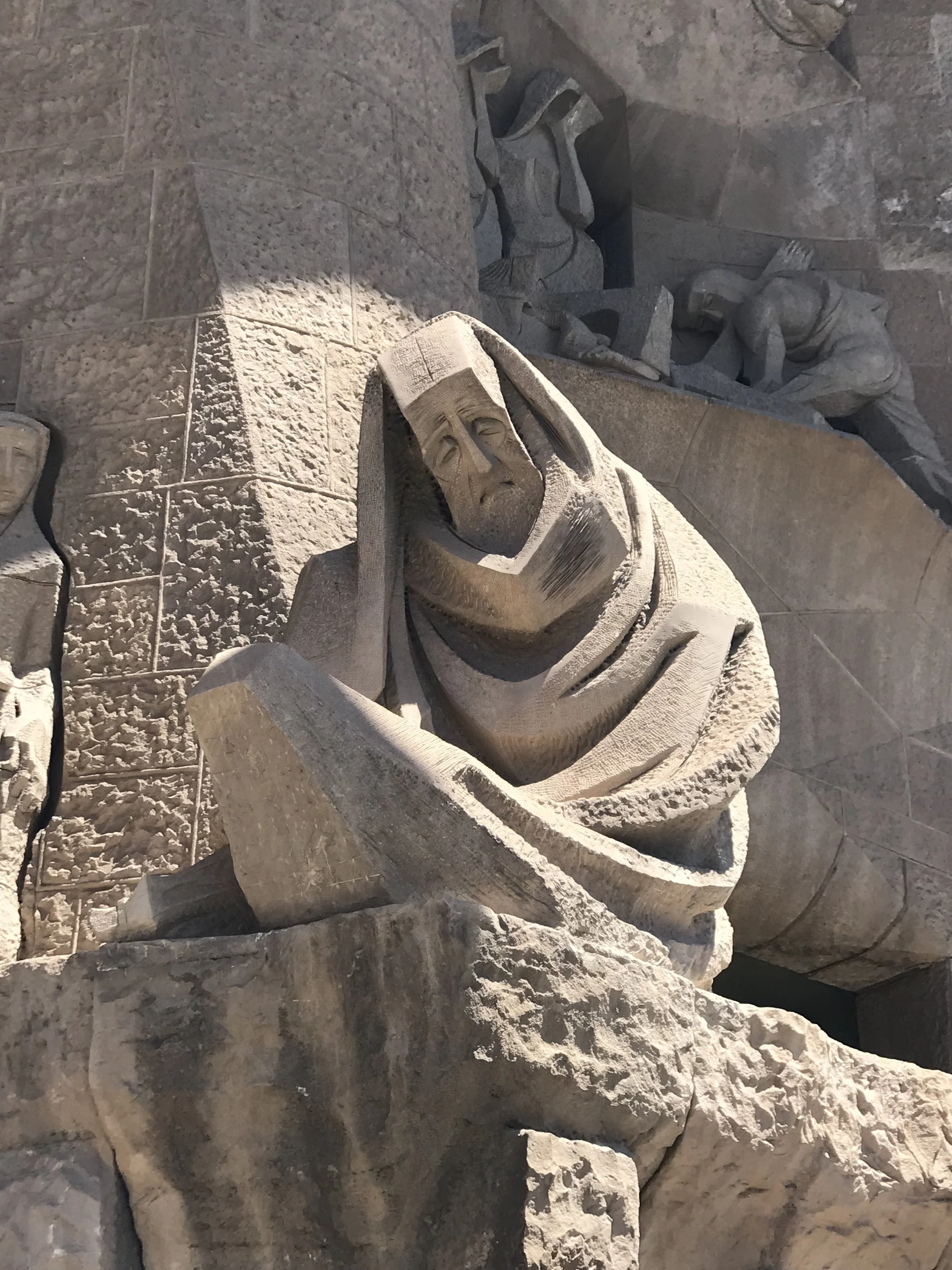 On the Passion side of the basilica