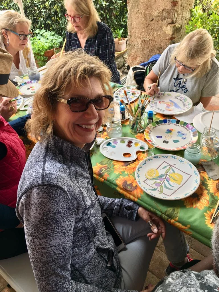 Painting our plates