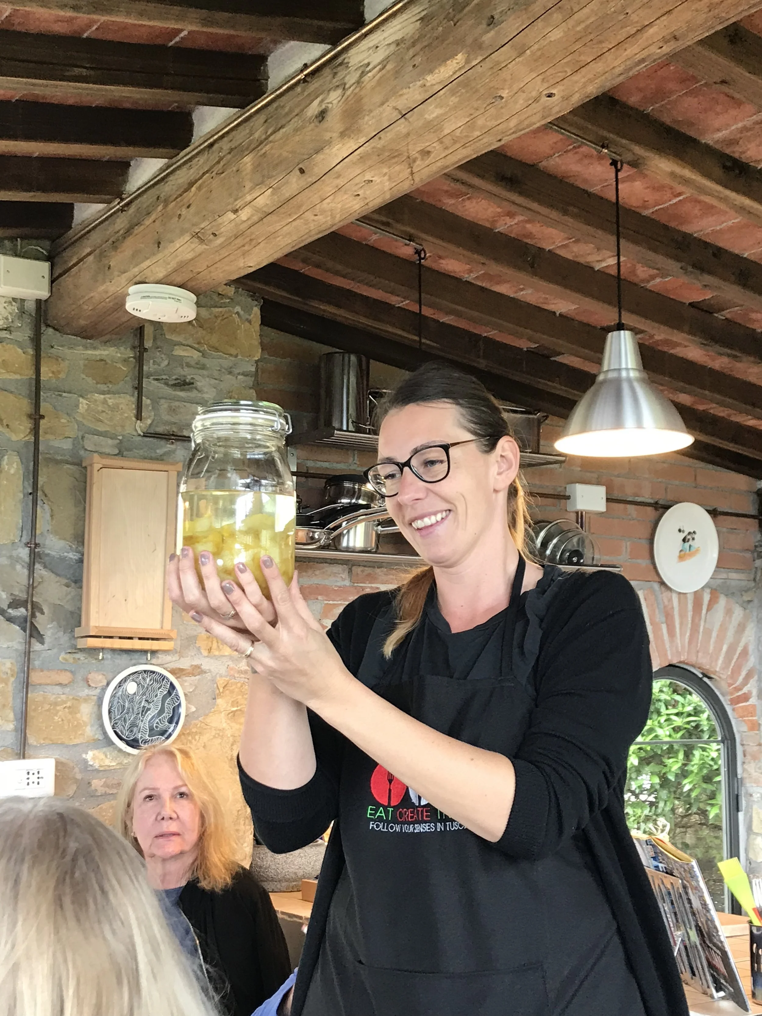 Making limoncello with Chef Karolina