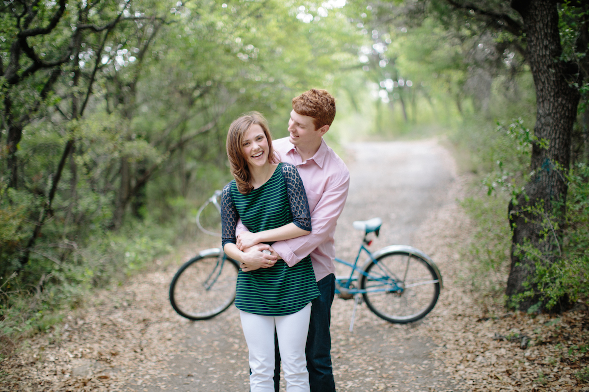 VOTIVE | Montana Wedding Photography | South Austin, Zilker Engagement Portraits | Tandem Bike