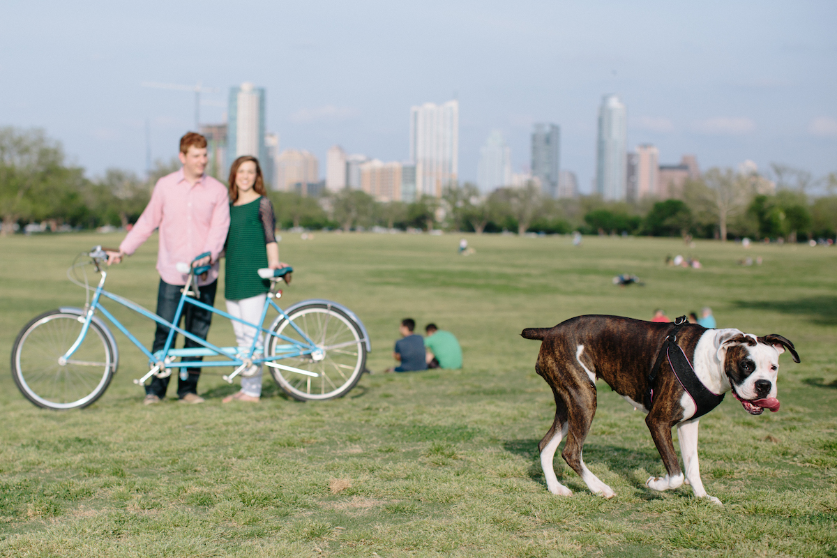 VOTIVE | Montana Wedding Photography | South Austin, Zilker Engagement Portraits | Tandem Bike