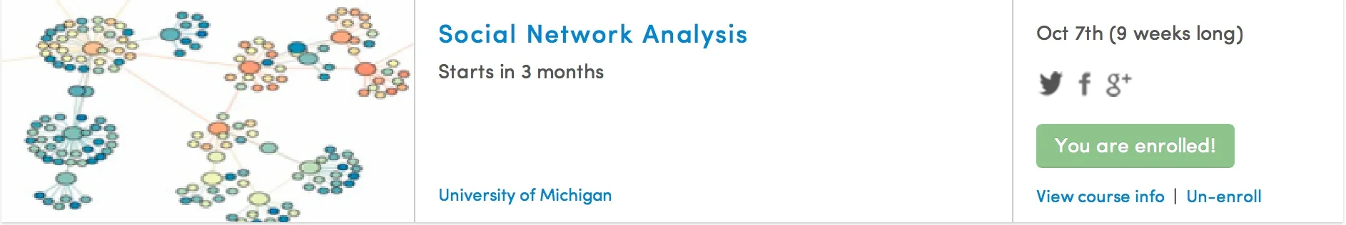 Ironically, I already had the textbook for this one - I had gotten it for personal use. Thats when I knew I needed this class! 