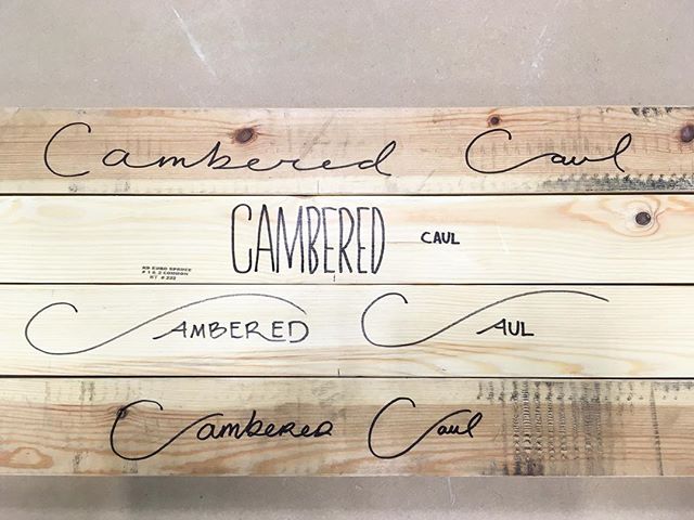 Label Making
-
-
-
Labeling some cambered cauls we made for a bunch of big glue ups today
-
-
#woodwork #labeling #caligraphy #finewoodworking