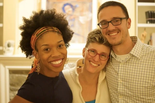 Angela and Bryan with Beth Wheeler