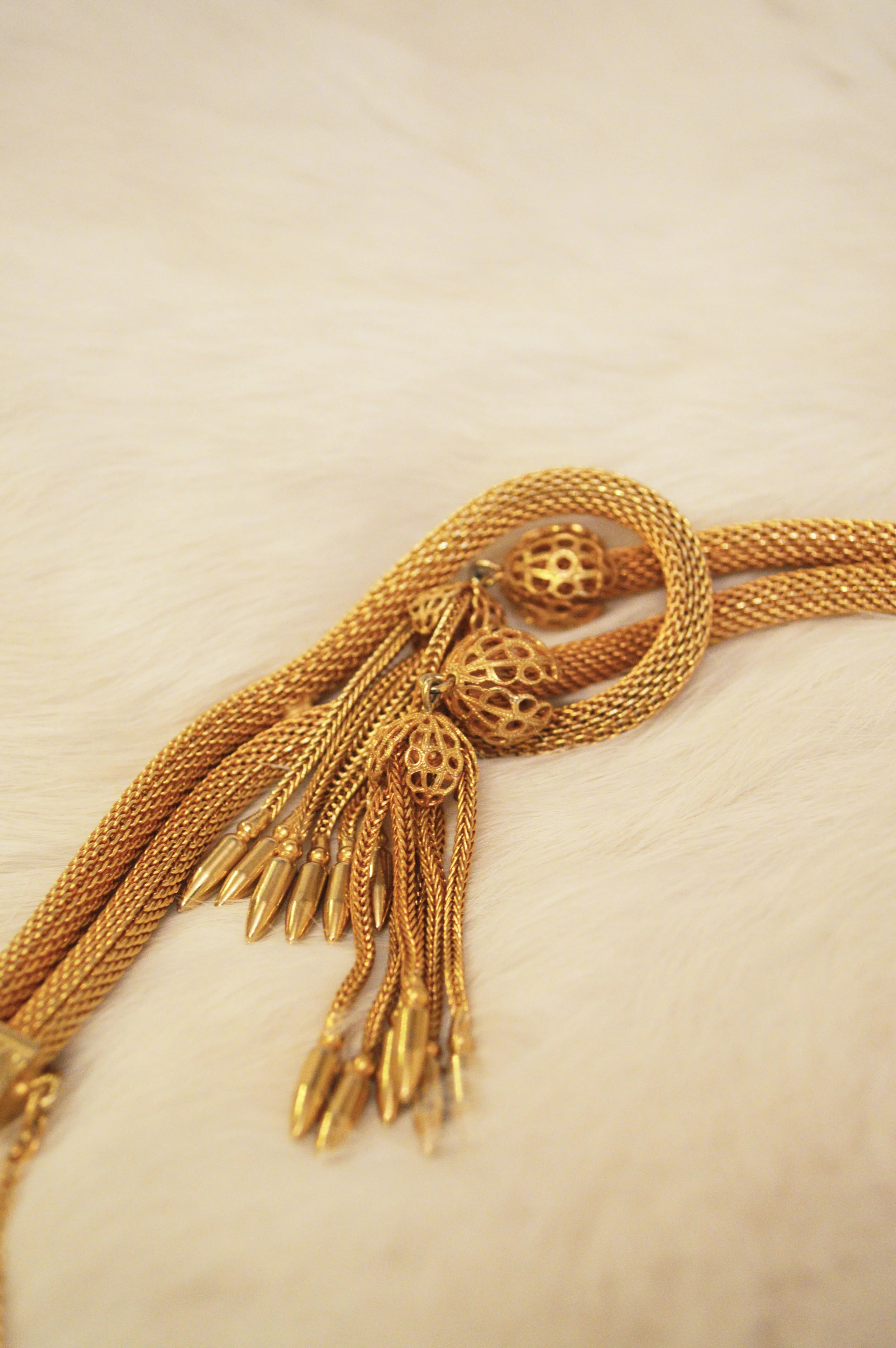 Hobe gold tassel bracelet2.jpg