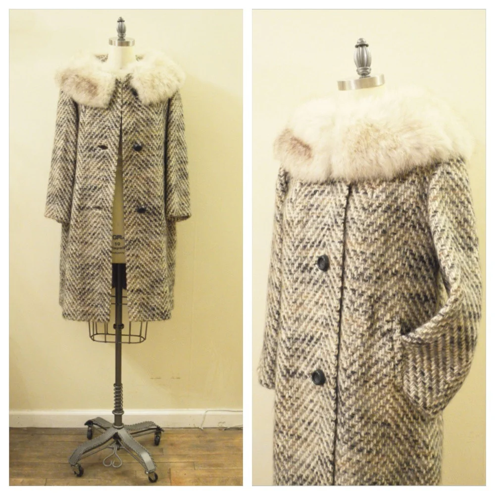 tweed winter coat