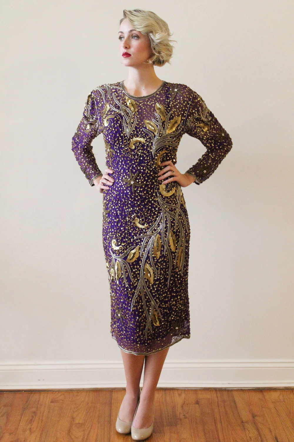 1980s -90s Purple Rain Party Dress  Miranda's Vintage Bridal