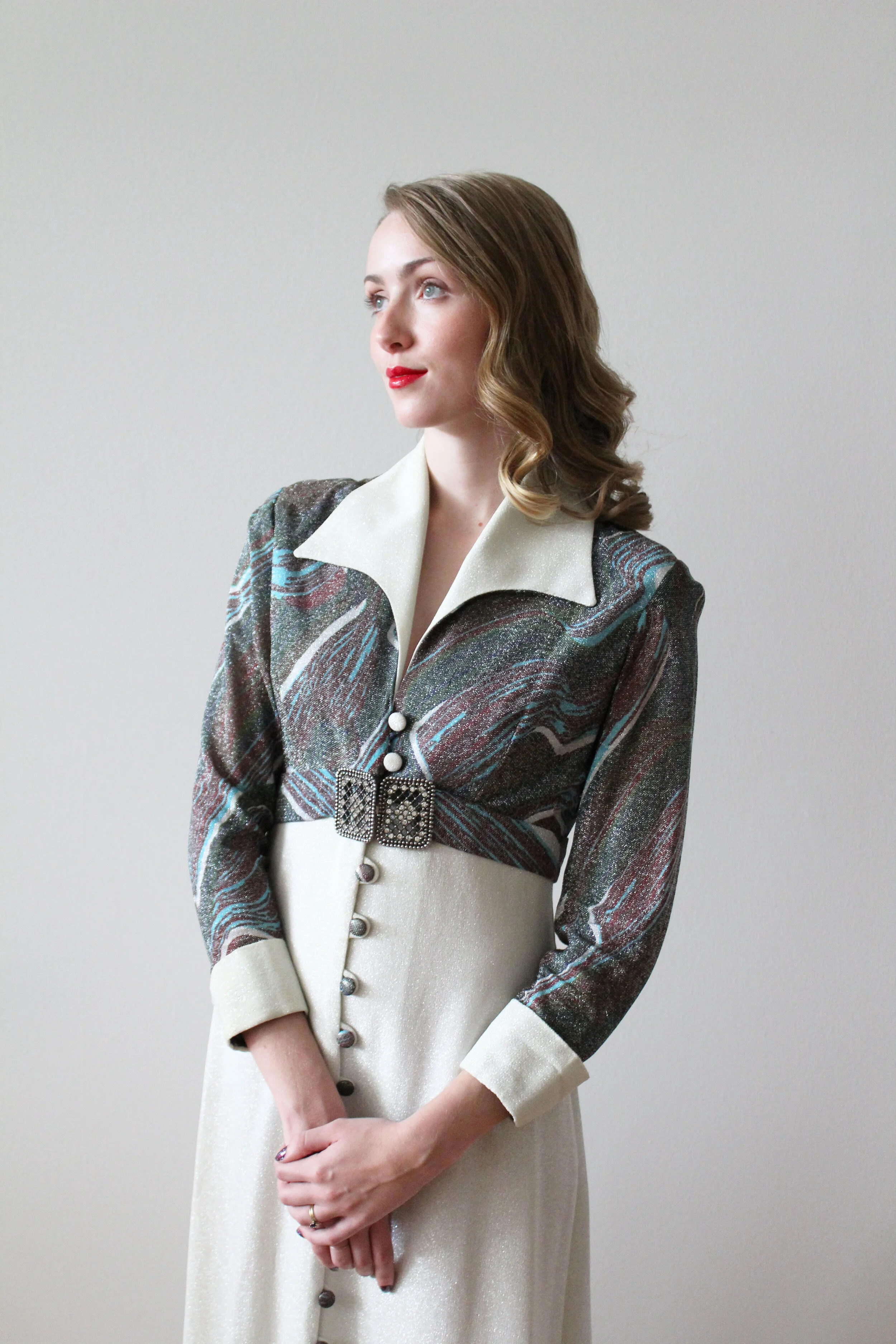 1970's Night Sky Party Dress