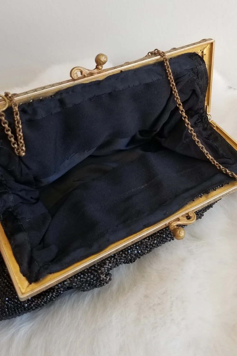 Clutch Bag 1920 Beaded Purse Antique 1920s Beaded Handbag