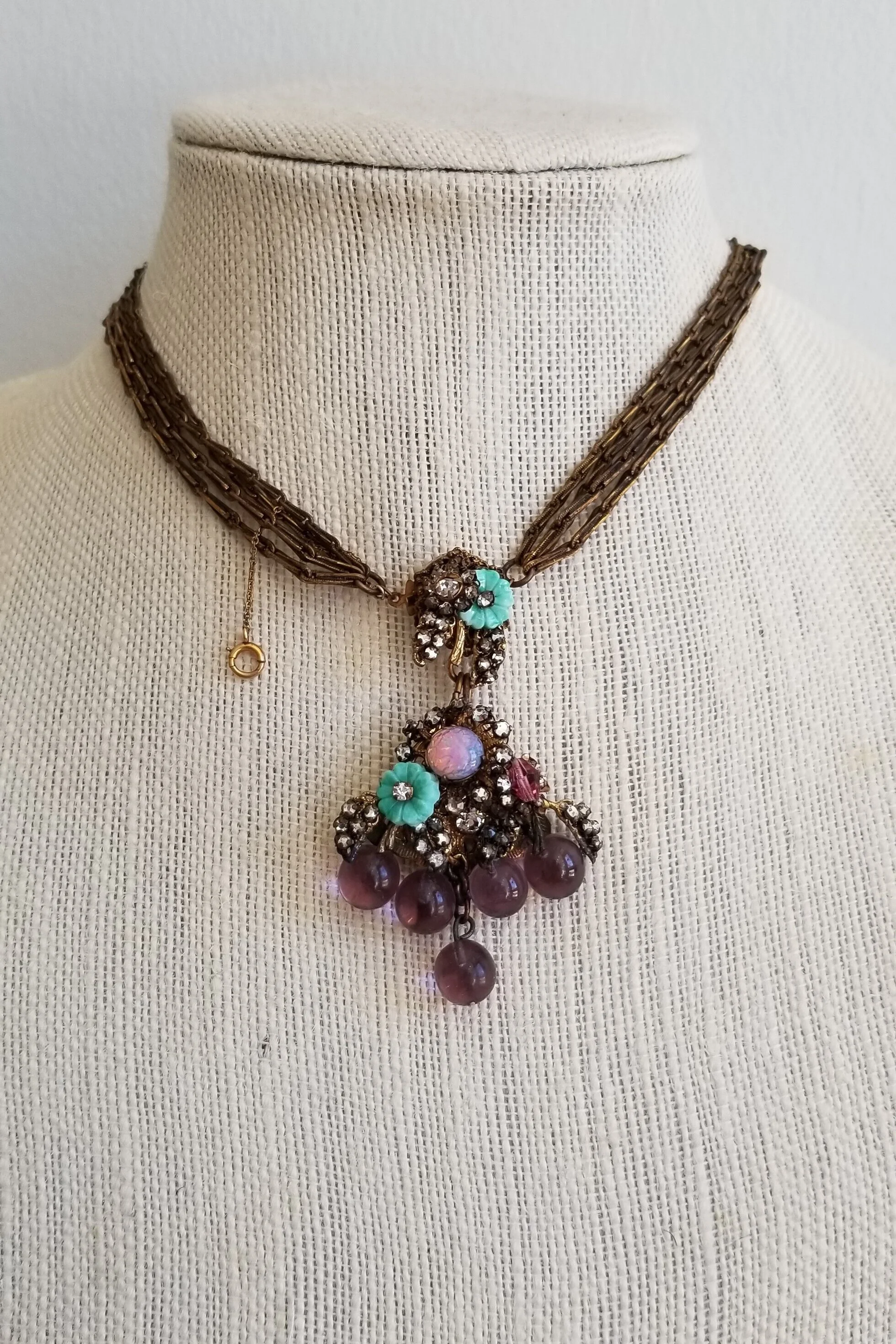 Vintage rare signed Miriam Haskell 