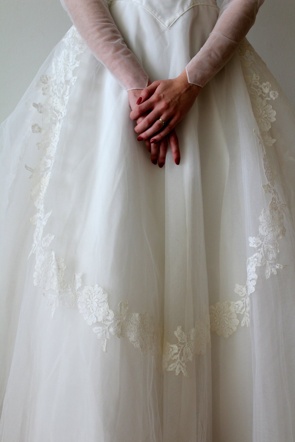 chinese dress ladies Vintage 1950s Style Satin Ball Gowns Wedding Dresses Halter Top main image 1