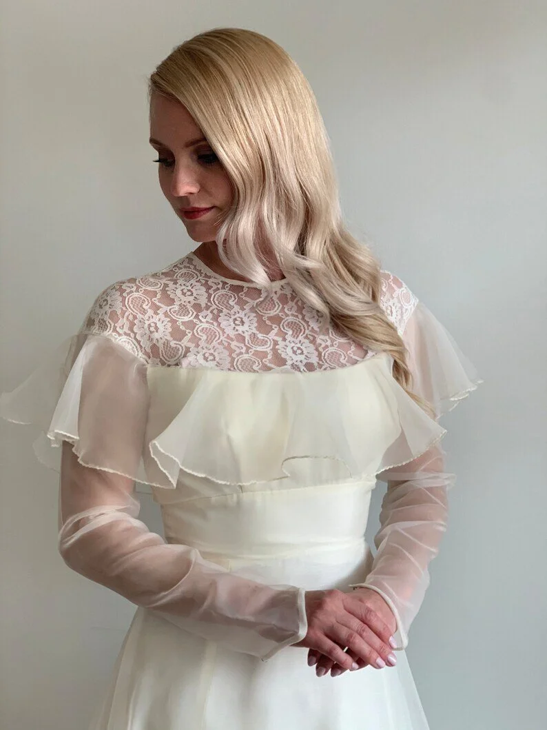chinese dress ladies See Through Organza Sweetheart Neck 3D flower Bridal Country Wedding Dress