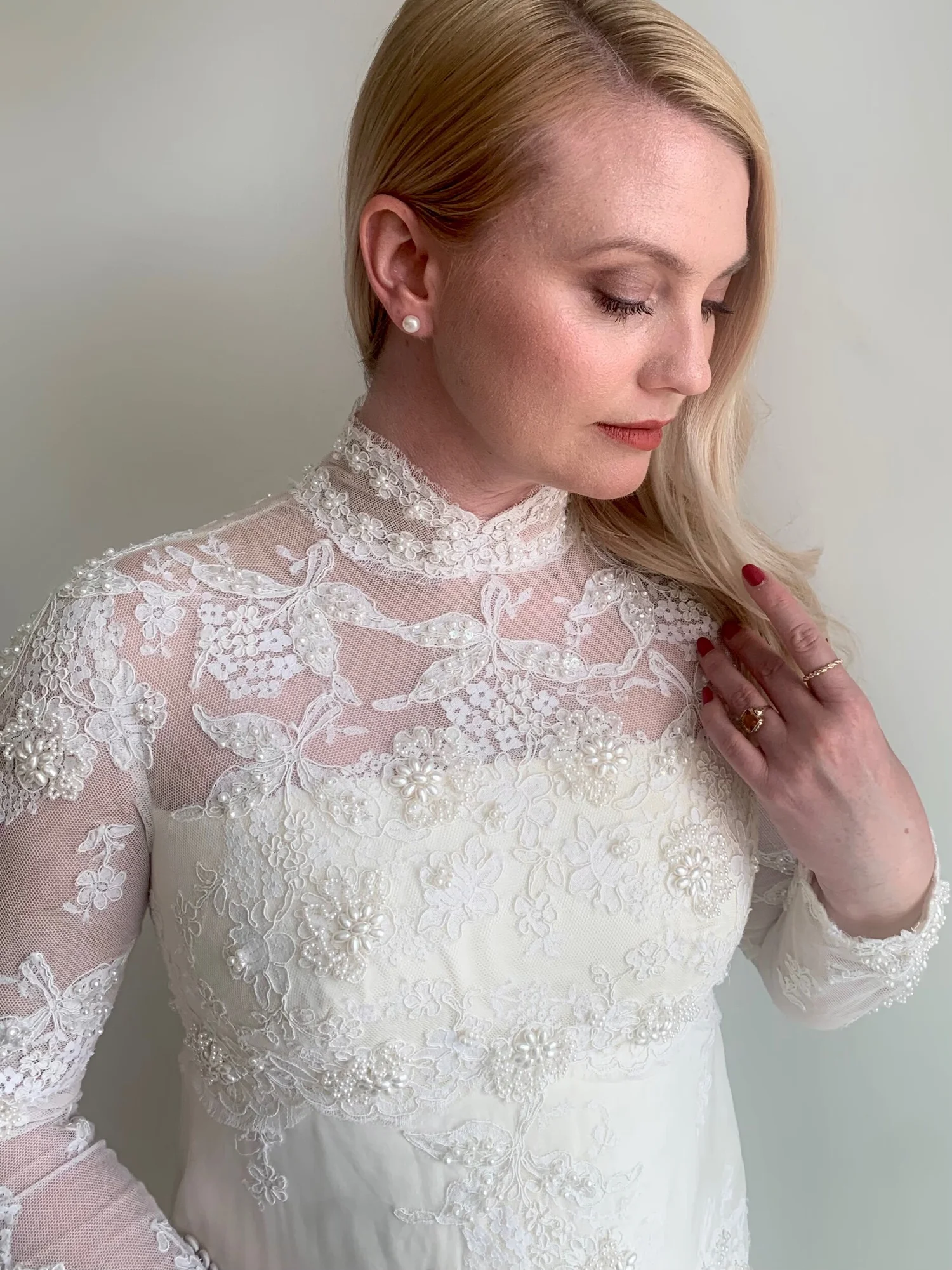 Vintage 1960s-70s Priscilla of Boston Wedding Gown - Lane 