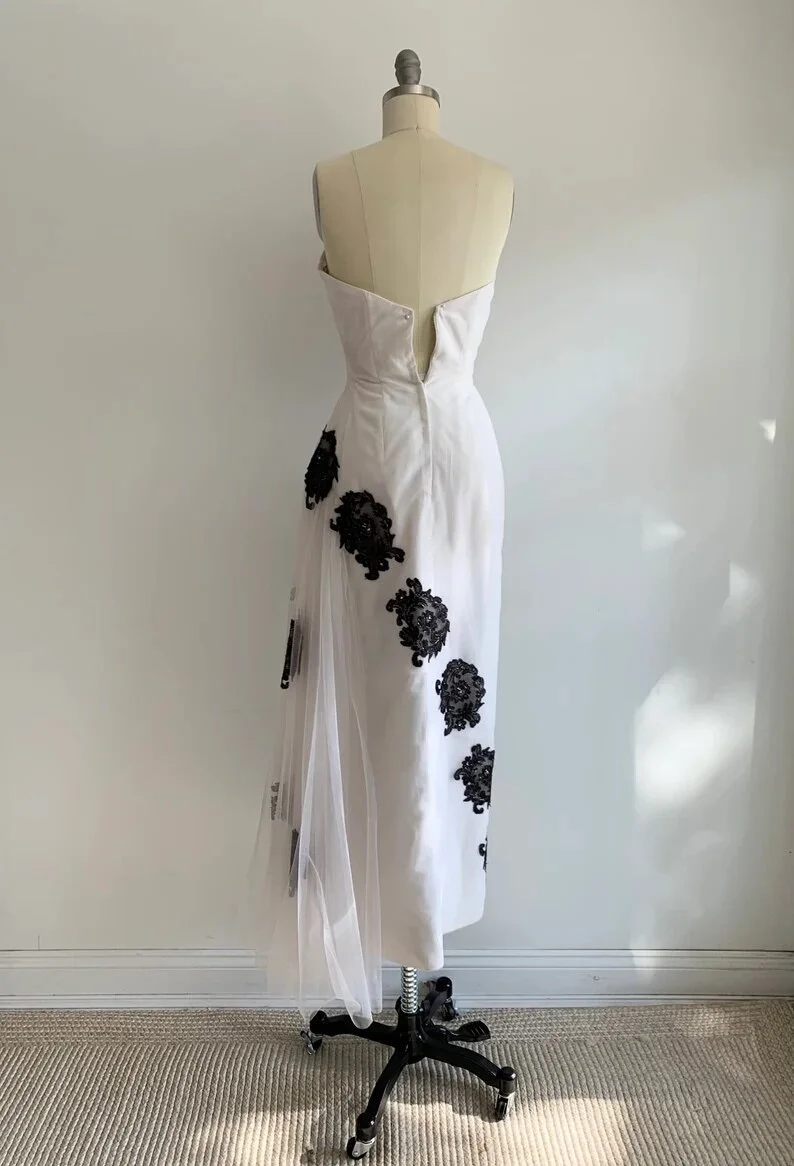 sachin and babi light blue dress Vintage 50s Dress 1950s Vintage Dress Black Crepe Chiffon Halter Dress2018  Sexy Backless Short Pr on Luulla
