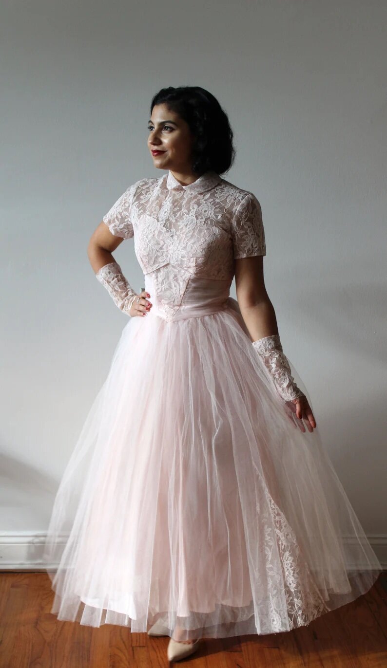 1950s Vintage Wedding Gown - フォーマル