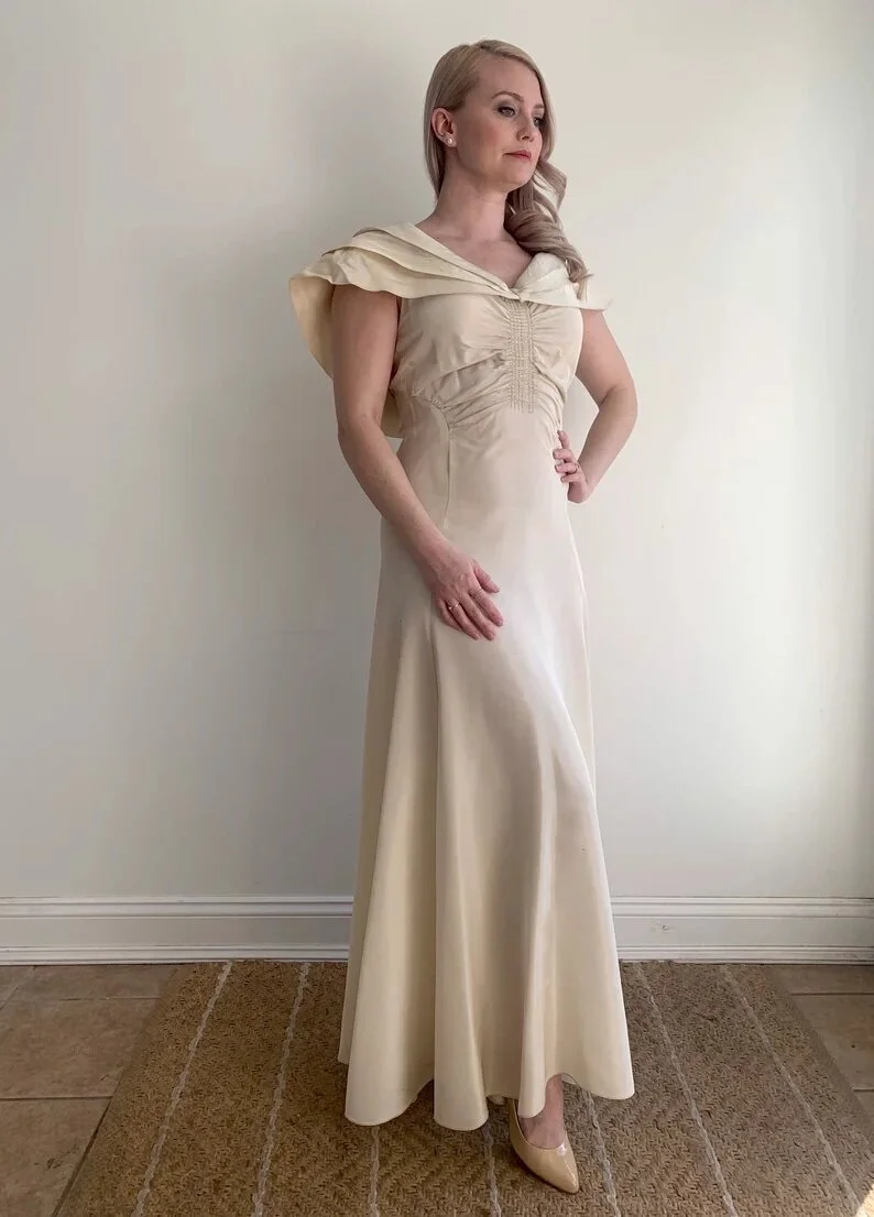 Evening Gown 1940s Bridesmaid Dresses Dress Styles 1940s Wedding