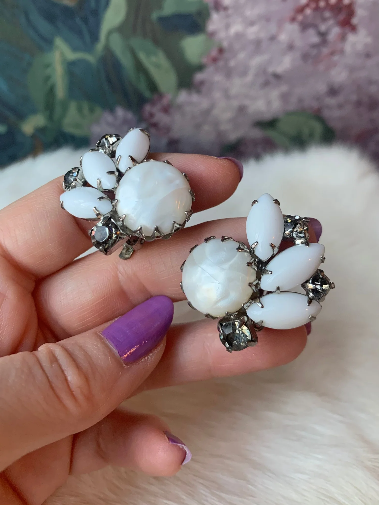 Vintage Earing, Clip On Vintage Richelieu Faux Pearl Clip-On Earrings – SWS Vintage main image 3
