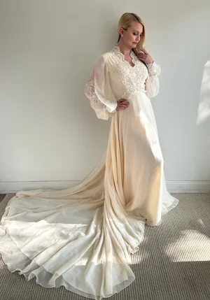 space dress Civil War Vintage Style Wedding Dress main image 0