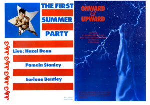 Liberation at the Saint, as depicted in a publicity poster, 3 July 1983. Courtesy of Stephen Pevner.