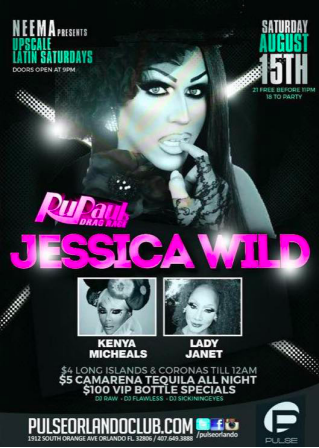 Figure 1: Flyer for Pulse’s Saturday night parties.