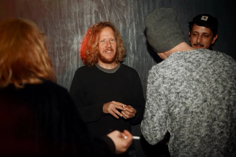 Benjamin Wild, co-organiser of the event at PAL, Hamburg. Thanks for making it happen, Benjamin! Photo: Katja Ruge