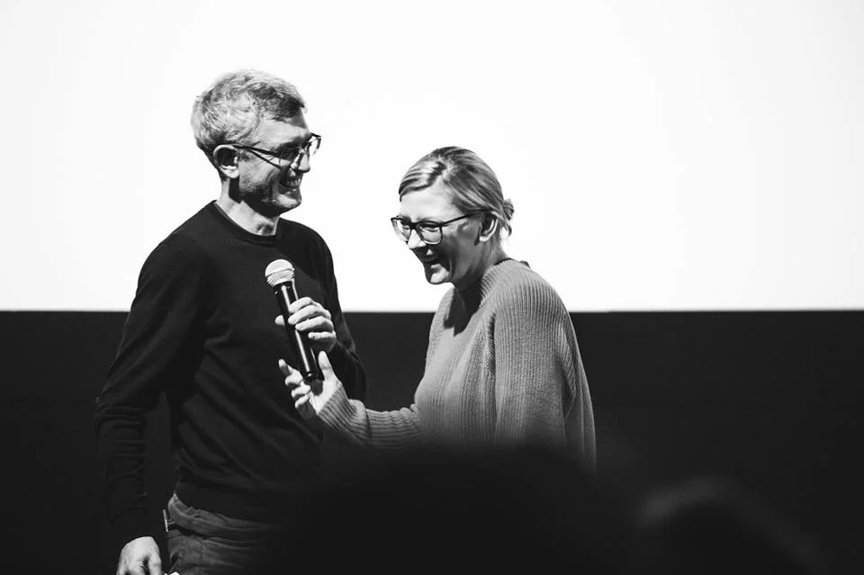 Kotryna Lingienė hands over in Vilnius... Photo by Tautvydas Stukas.