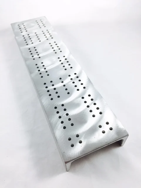 16.5" Aluminum Channel with 3/16" Peg Holes