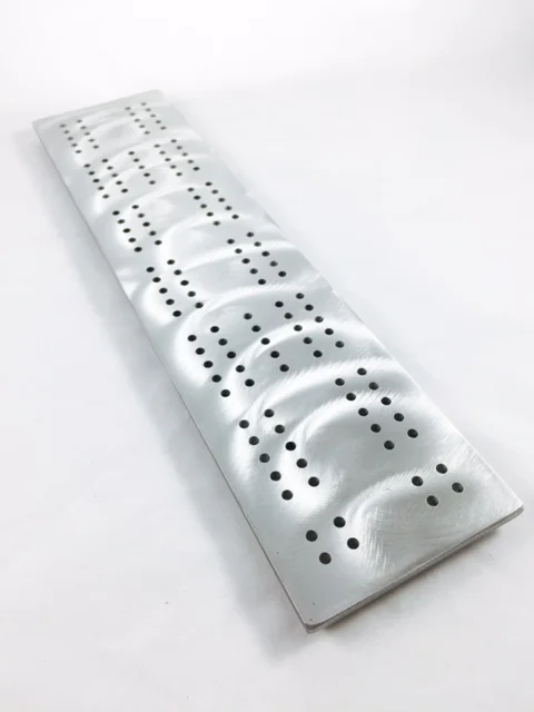 16.5" Aluminum Flat Bar with 3/16" Peg Holes