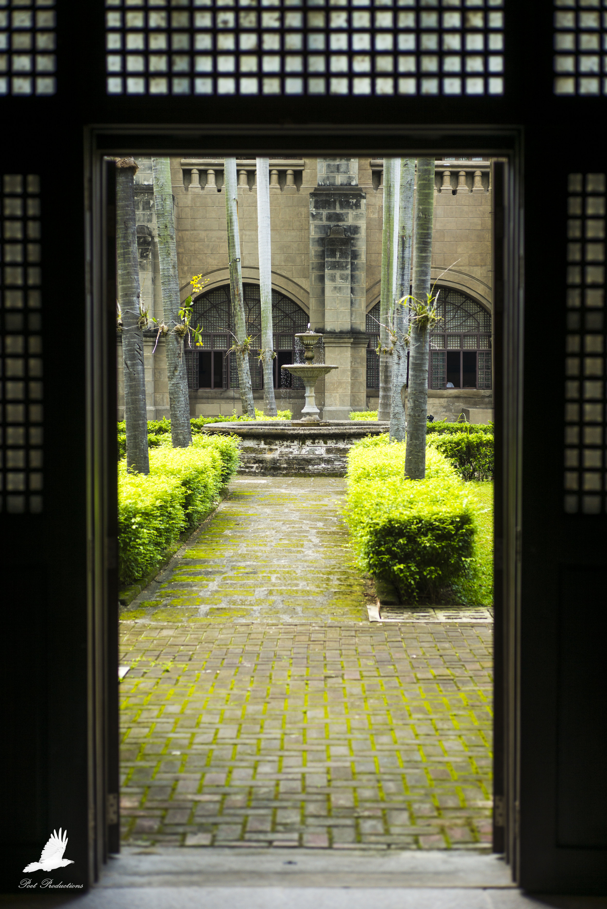 San Agustin Church (the second oldest church in Philippines) - rear courtyard