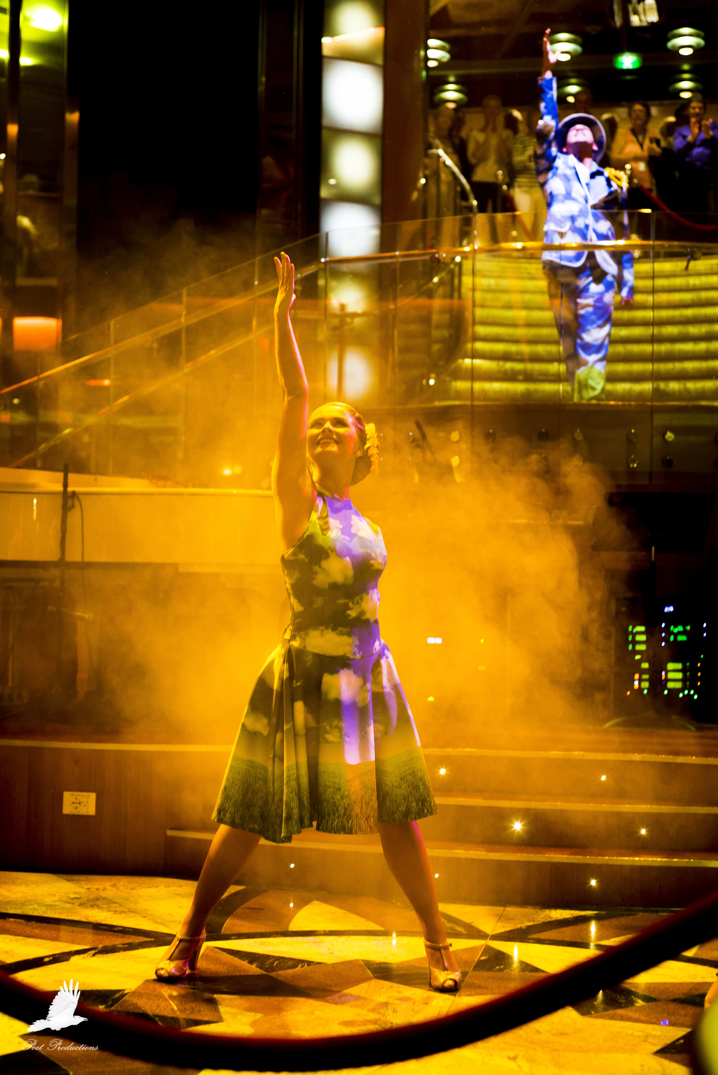 Some of the entertainment on the ship