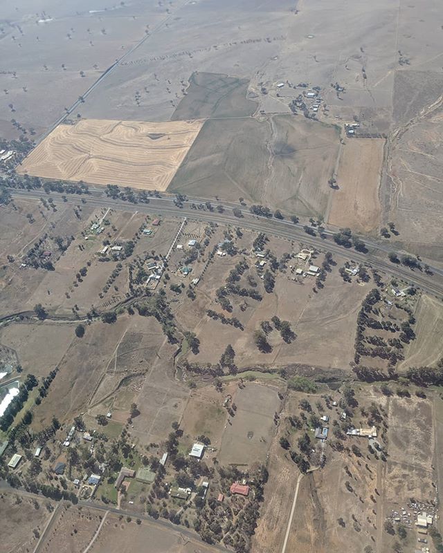Tamworth and the surrounding region goes on like this as far as the eye can see. Some farms haven't had rainfall for almost 10 years. #HSC #studyday #tamworth #drought