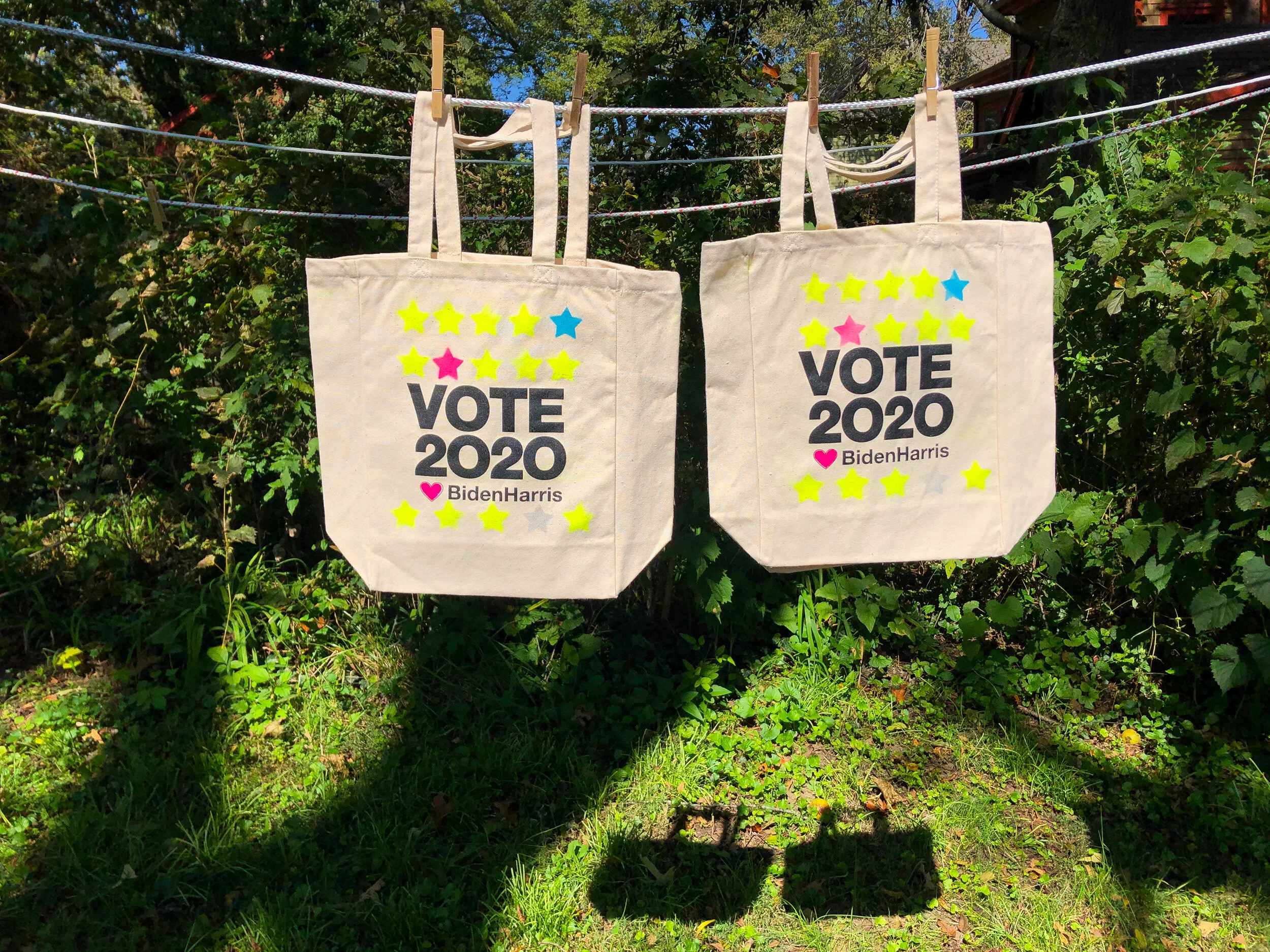 GOOD LUCK VOTE TOTE 