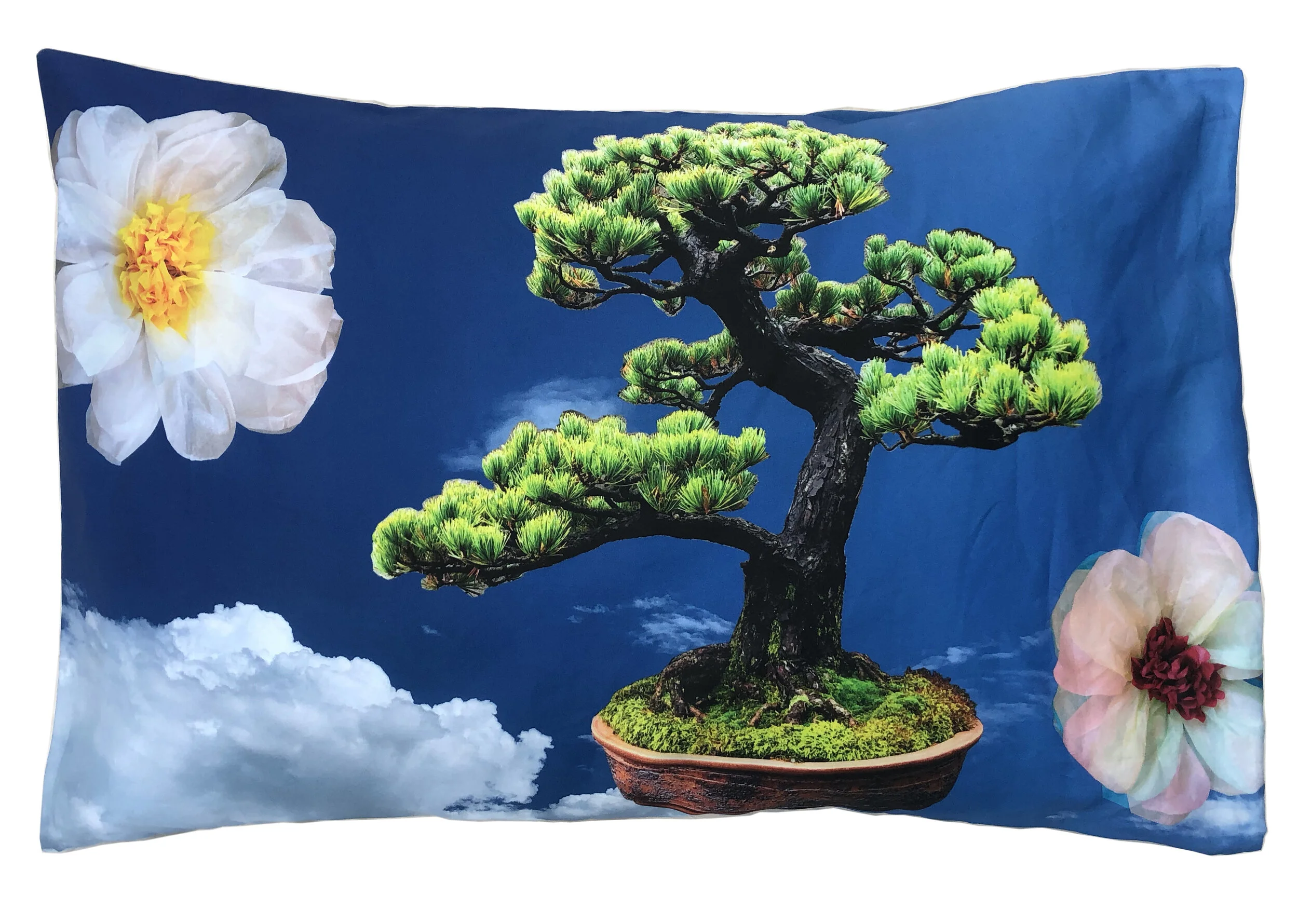 BONSAI DREAMS PILLOWCASE - Japanese White Pine - side B
