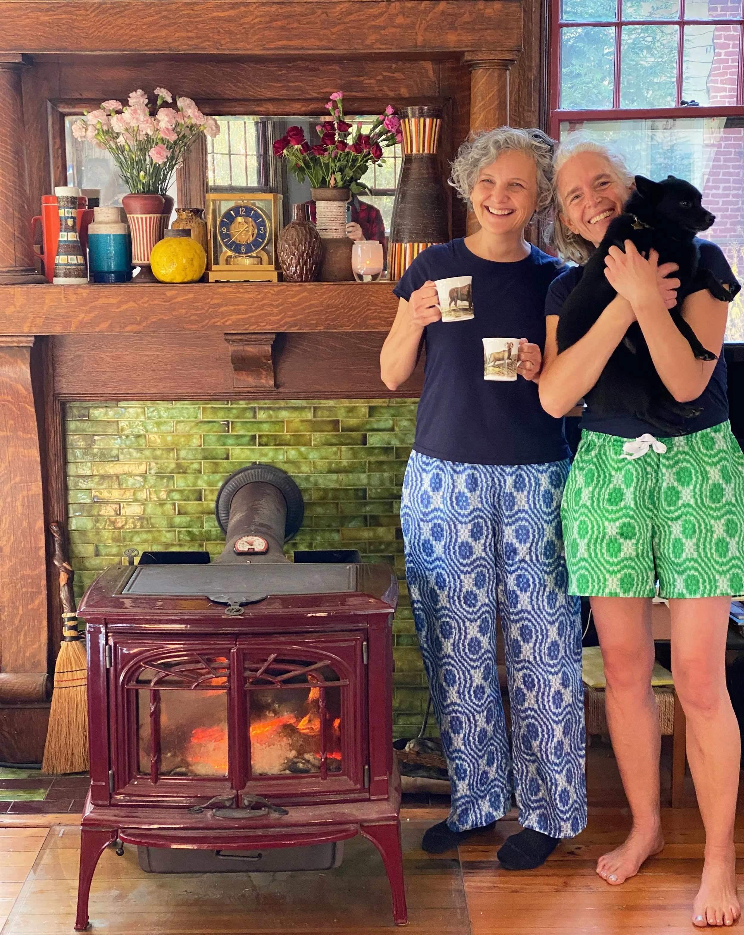 CAT TRACK  pattern &amp; PAJAMAS - THE DAILY SEW - collaboration