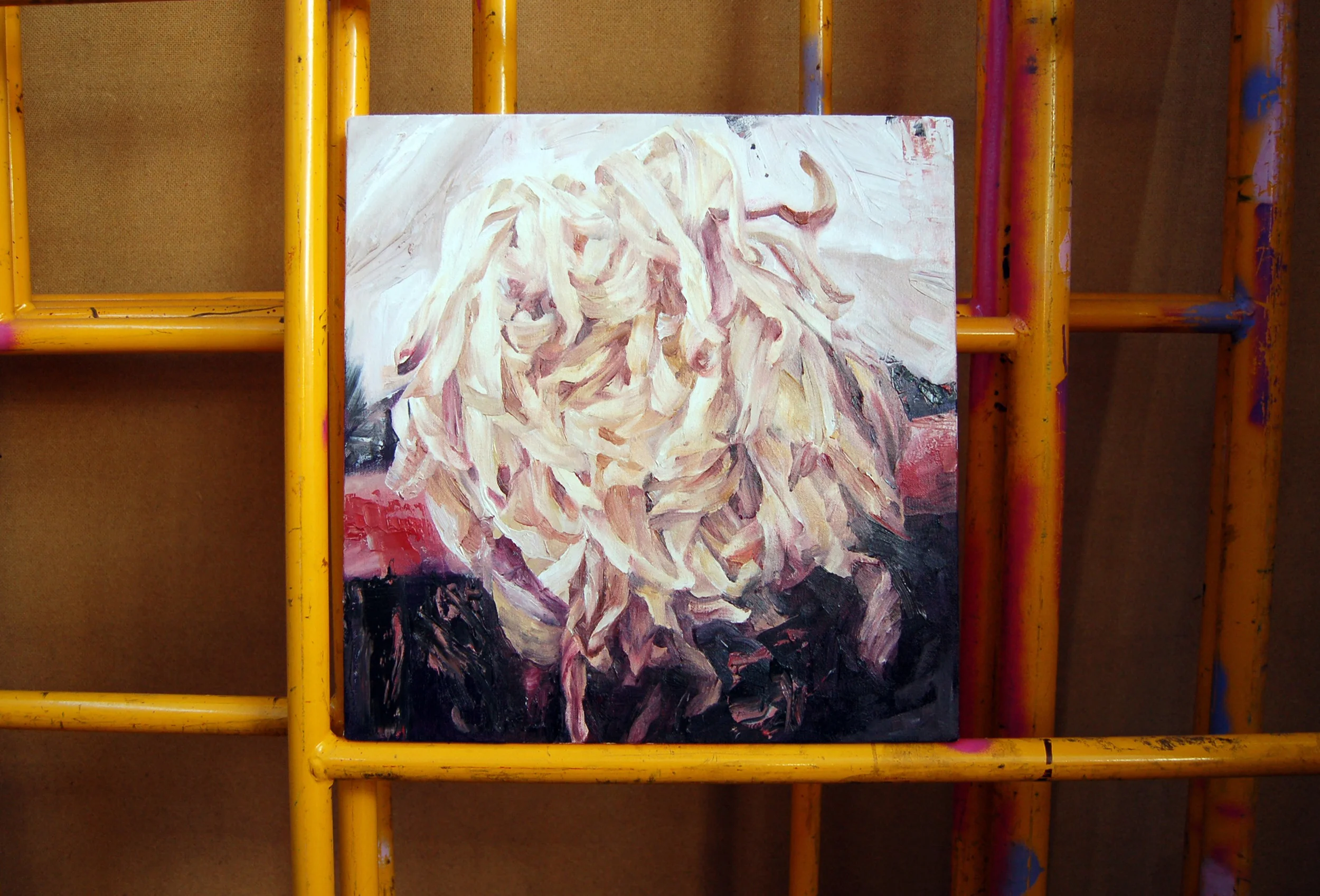 Ulalume / 15.5 x 15.5 inch. / Oil on Canvas