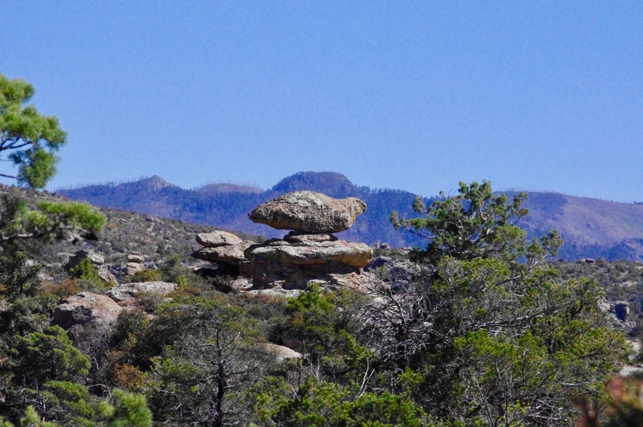 Okay, I didn't technically see this from Massai point. I had to ride up another hill to some lookout whose name I can't recall, and that's where I saw this crazy rock.