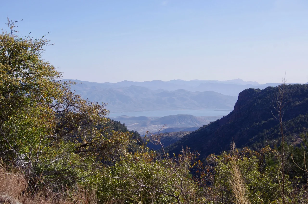And here is a view of Lake Roosevelt from up the road a ways.