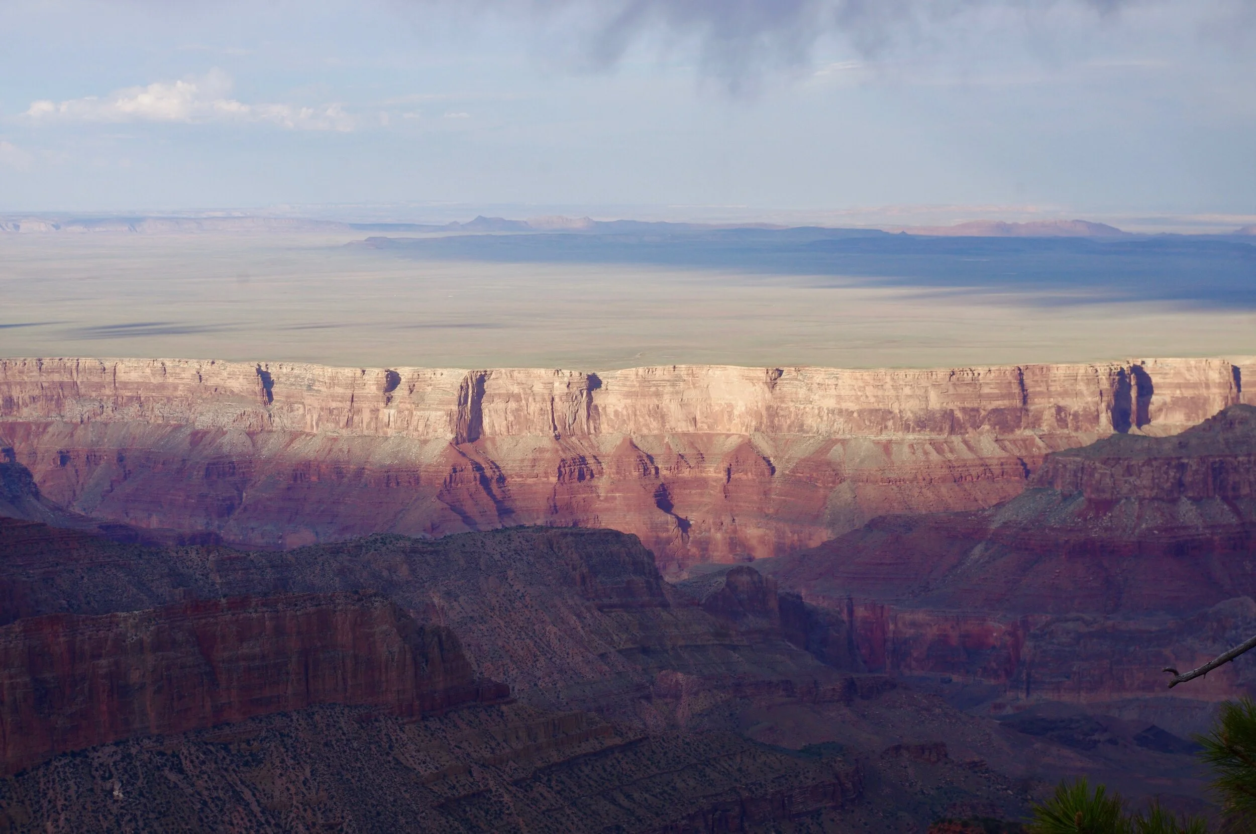 This is probably one of my favorite pictures of all time…in fact, I like it so much that I posted two versions of it (see below). It is so abstract that It looks almost unreal. It demonstrates perfectly what I was saying about the light the day I was at the North Rim.