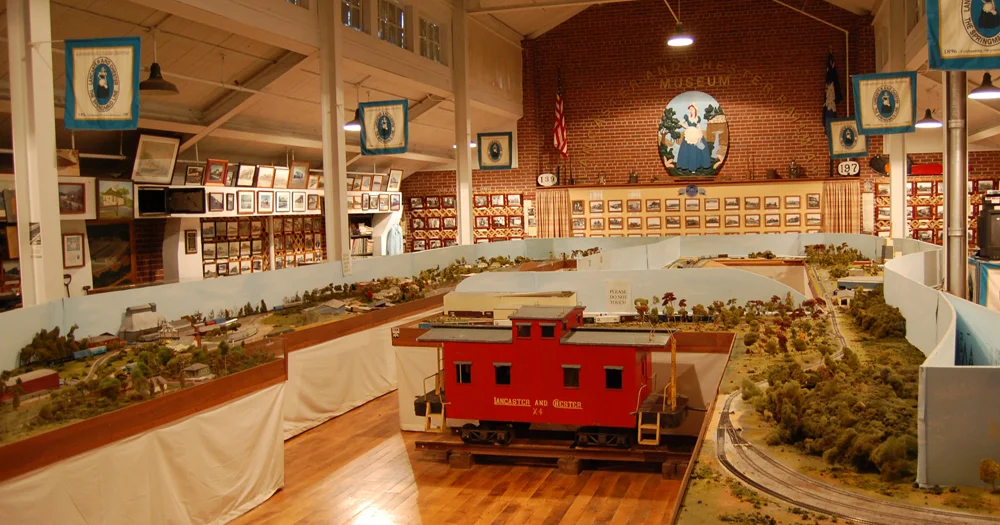 Inside the L&C Railroad Museum